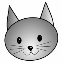 Gato. Diseño gris adorable del gatito Escultura Fotográfica