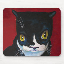 Gato divertido Mousepad Tapetes De Raton