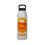 Gato dulce en amor, botella botallas de agua