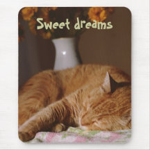 Gato el dormir - Mousepad Alfombrillas De Ratones