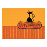 Gato elegante - saludos de Halloween Anuncios Personalizados