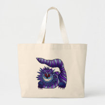 Gato enojado de Cheshire Bolsa Lienzo