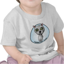 Gato gris - amor de I mi gato Camisetas