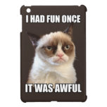Gato gruñón - me divertía una vez fundas ipad mini