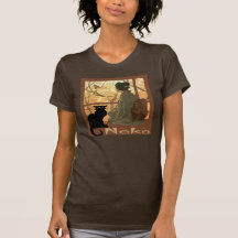 Gato japonés Neko Camisetas