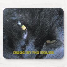 Gato malvado - Dibbs en el ratón - Mousepad Tapete De Ratón