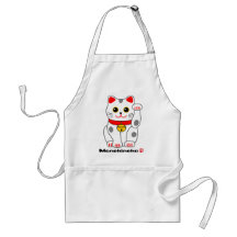 Gato Manekineko-Afortunado Delantales
