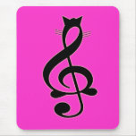 Gato Mousepad del jazz Tapete De Ratones