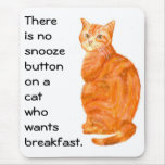 "Gato" Mousepad del jengibre