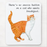 "Gato" Mousepad del jengibre