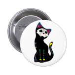 "Gato Muerto" Dia De Los Muertos Cat Pin