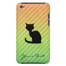 Gato negro iPod Case-Mate cárcasas