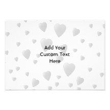 Gato negro lindo con los corazones comunicado personalizado