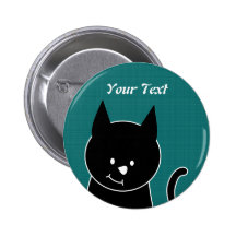 Gato negro lindo pin