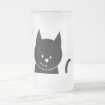 Gato negro lindo tazas