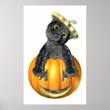 Gato O'Lantern Poster