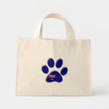 Gato patriótico australiano bolsas de mano