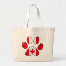 Gato patriótico canadiense bolsas