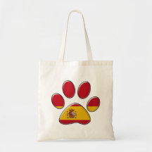 Gato patriótico español bolsas