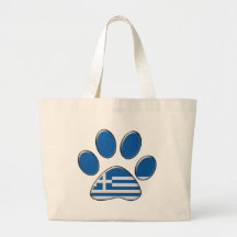 Gato patriótico griego bolsas