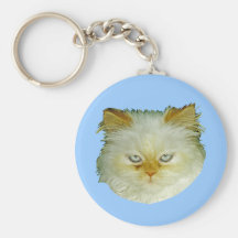 Gato persa llavero personalizado