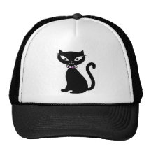 Gato retro fabuloso gorro