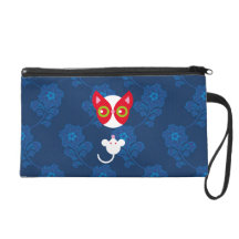 Gato rojo y ratón blanco