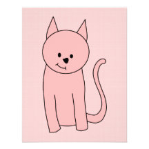 Gato rosado bonito lindo comunicado