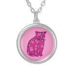 Gato rosado del gatito joyerias