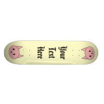 Gato rosado patineta personalizada
