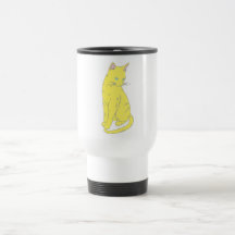 Gato siamés amarillo tazas