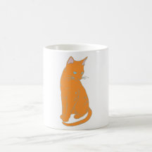 Gato siamés anaranjado tazas