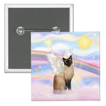 Gato siamés - nubes pins