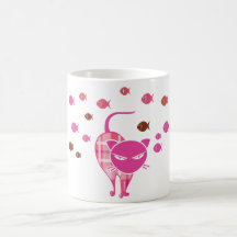 Gato travieso tazas de café