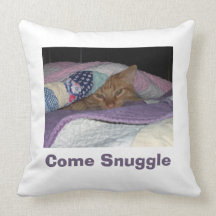 Gato venido del Snuggle Almohada