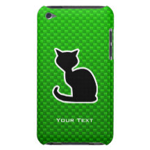 Gato verde iPod touch Case-Mate protector