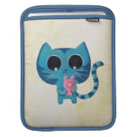Gato y cerdo lindos del gatito funda para iPads