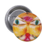 Gato y pájaro - arte abstracto - Paul Klee Pin