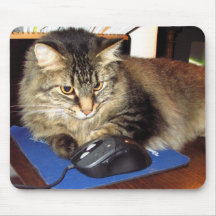 Gato y ratón Mousepad Alfombrillas De Ratones
