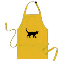 ¡Gatos de Halloween! Delantal