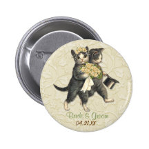 Gatos del boda pins