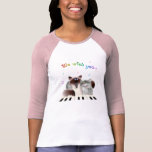 Gatos del canto camiseta