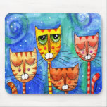 Gatos del color - Mousepad