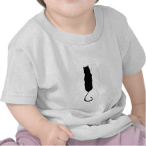 Gatos del ébano y de la marfil camisetas