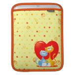 Gatos en amor, manga del iPad Fundas Para iPads