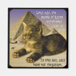 Gatos en Egipto Imán De Frigorifico