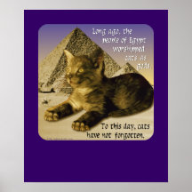 Gatos en Egipto Posters