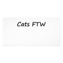 Gatos FTW Tarjeta Personal Con Foto