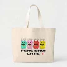 Gatos gato-Que tientan del shui de Feng Bolsas