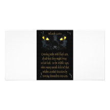 Gatos negros tarjetas personales